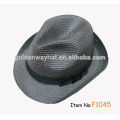 Hot selling cheap white pp braid fedora hat